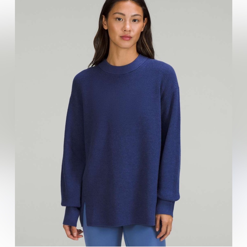 lululemon athletica Navy Crewneck Sweater